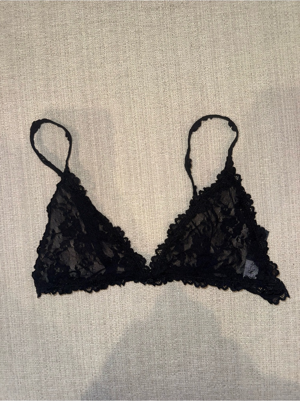 SKIMS Stretch Lace Triangle Bralette